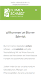 Mobile Screenshot of blumenschmidt.com